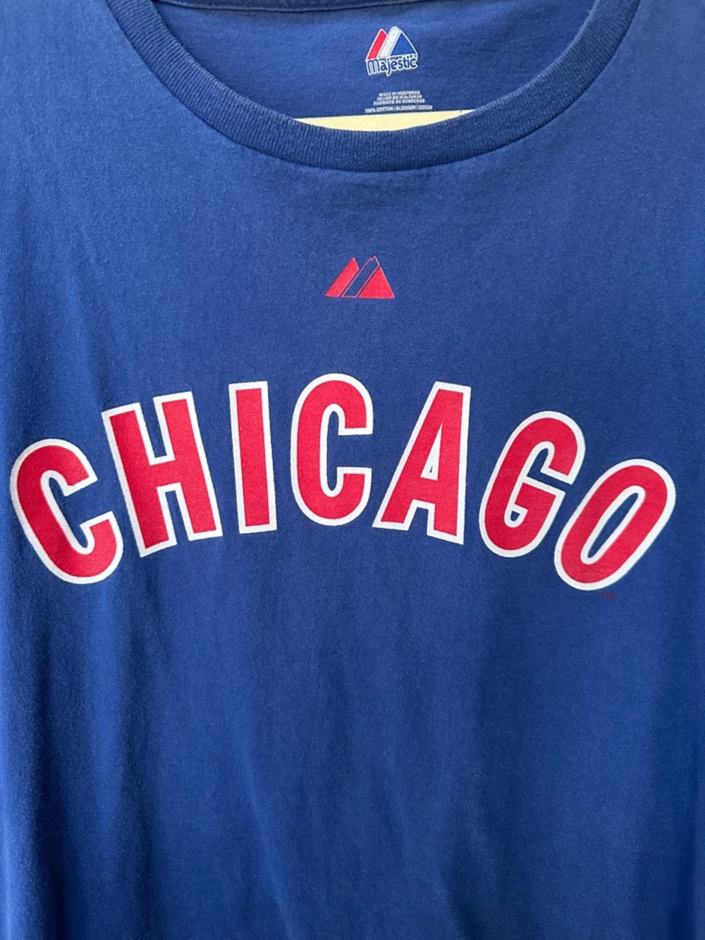 Majestic Chicago Cubs Blue Short Sleeve Tee Ryne Sandberg - Picture 2 of 5